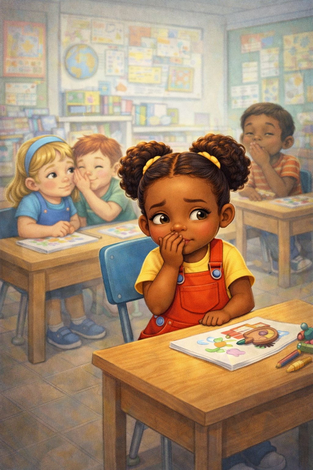 Book page: classroom moment